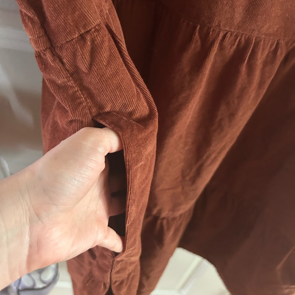 TIME AND TRUE Corduroy Longsleeve Dress XXL (20) NWT - Picture 5 of 9
